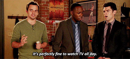 nick-miller-watch-tv-all-day
